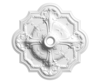 French Style Plaster Carved Top Plate-ID:920867923