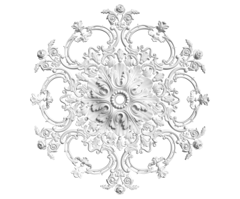 French Style Plaster Carved Top Plate-ID:329627997
