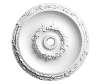 French Style Plaster Carved Top Plate-ID:519388916