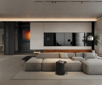 Modern A Living Room-ID:331665041