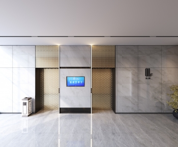 Modern Office Elevator Hall-ID:162431965