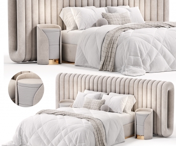 Modern Double Bed-ID:699169656