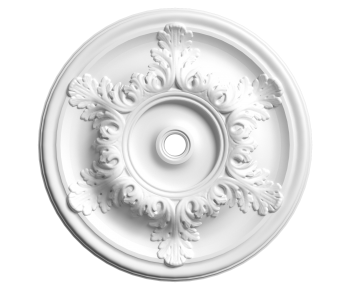 French Style Plaster Carved Top Plate-ID:422955043