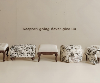 French Style Sofa Stool-ID:552160731