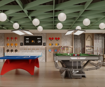 Modern Billiards Room-ID:834511049