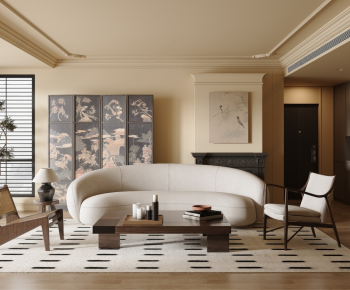 French Style A Living Room-ID:596219066