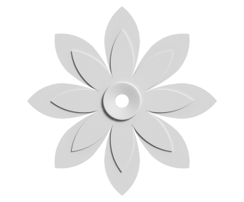 French Style Plaster Carved Top Plate-ID:778717996