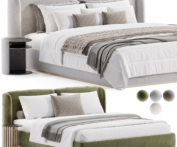 Modern Double Bed-ID:290249118