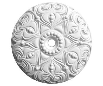 French Style Plaster Carved Top Plate-ID:990231049
