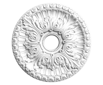 French Style Plaster Carved Top Plate-ID:844908002