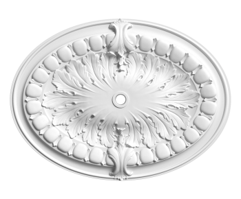French Style Plaster Carved Top Plate-ID:436347966