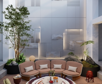 Modern Courtyard/landscape-ID:813972009