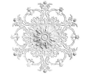 French Style Plaster Carved Top Plate-ID:452373989