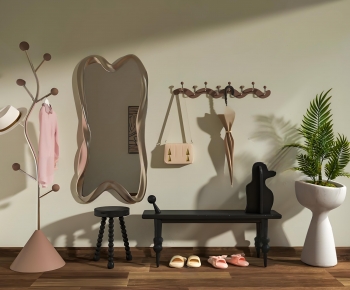 Modern Stool For Changing Shoes-ID:925059377