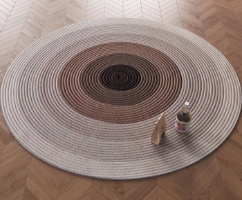 Modern Circular Carpet-ID:428769623