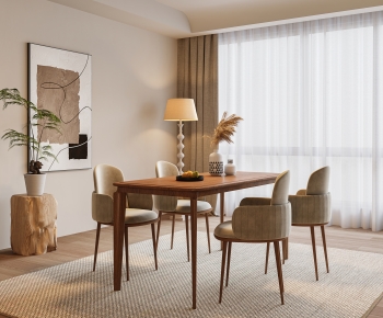 Modern Dining Table And Chairs-ID:907959971