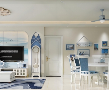 Mediterranean Style A Living Room-ID:202320105