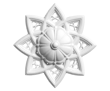 French Style Plaster Carved Top Plate-ID:192749981