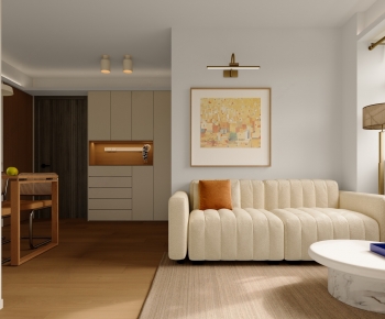 Modern A Living Room-ID:615829949