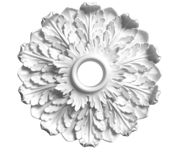 French Style Plaster Carved Top Plate-ID:820791967