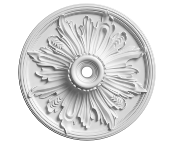 French Style Plaster Carved Top Plate-ID:512691977