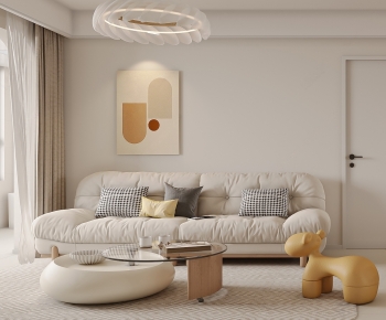 Modern A Living Room-ID:613440994