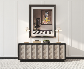 Modern Entrance Cabinet-ID:380418069