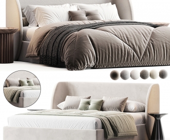 Modern Double Bed-ID:660782106