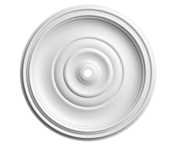 French Style Plaster Carved Top Plate-ID:223802095