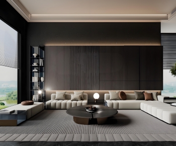 Modern A Living Room-ID:775135999