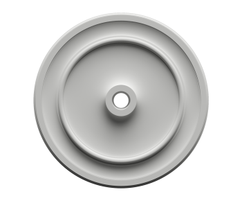 European Style Plaster Carved Top Plate-ID:999558931