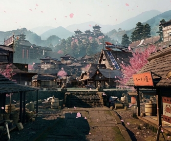 Chinese Style Commercial Street-ID:161773926