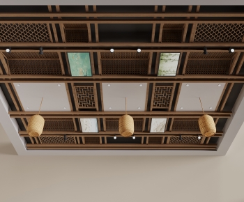 New Chinese Style Suspended Ceiling-ID:711018098