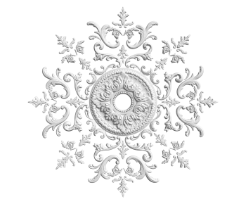 French Style Plaster Carved Top Plate-ID:231934078