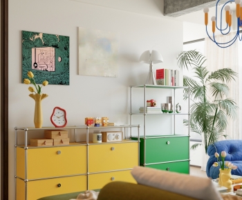 Modern Decorative Cabinet-ID:612073908