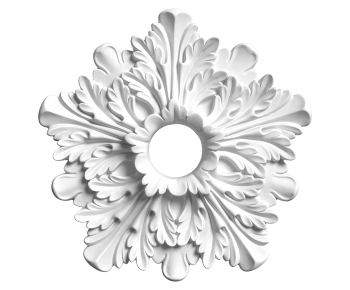 French Style Plaster Carved Top Plate-ID:228291994