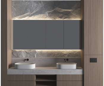 Modern Bathroom Cabinet-ID:219310057