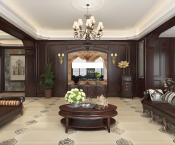 American Style A Living Room-ID:505964996