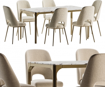 Modern Dining Table And Chairs-ID:424439957