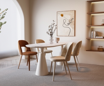 Modern Dining Table And Chairs-ID:712991951