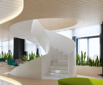 Modern Rotating Staircase-ID:584886073