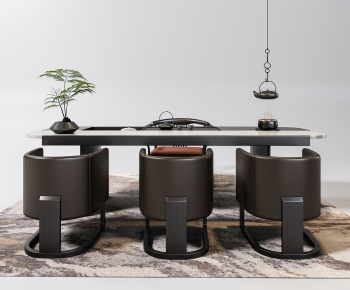 New Chinese Style Tea Tables And Chairs-ID:698328024