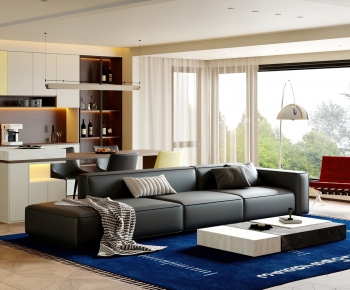 Modern A Living Room-ID:253902917