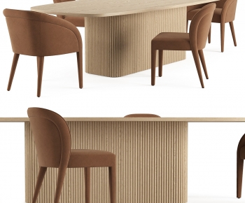 Modern Dining Table And Chairs-ID:362155914