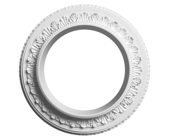 French Style Plaster Carved Top Plate-ID:977235089