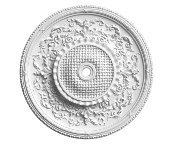 French Style Plaster Carved Top Plate-ID:474189041