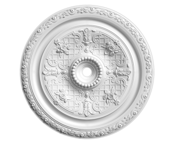 French Style Plaster Carved Top Plate-ID:424125917