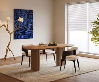 Modern Dining Table And Chairs-ID:355386024