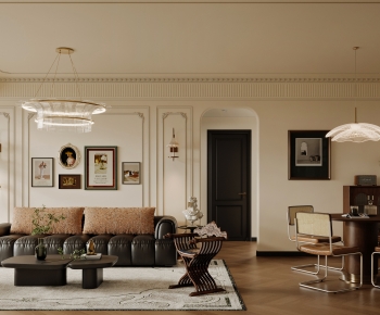 French Style A Living Room-ID:366098953