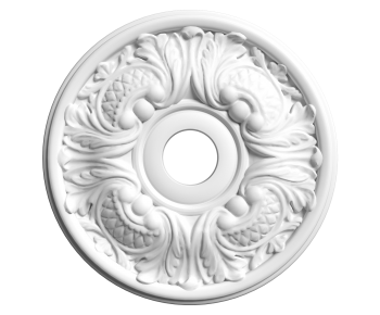 French Style Plaster Carved Top Plate-ID:846106051